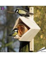 Pindakaaspothouder Arachis (naturel) - Geschikt voor Koolmezen