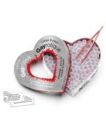 Hart vol Gayrotiek met meer dan 100 erotische uitdagingen voor 2 mannen. Inclusief pincet en hartvormige doos voor spannende momenten samen.
