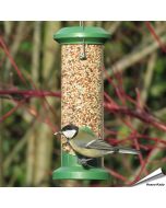 Kunststof zaadsilo voor tuinvogels (klein)