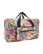 Opvouwbare weekendtas van 100% gerecycled materiaal.