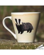 Deze leuke mok is voorzien van een tekening van een Das.