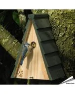 Nestkast Aspen 28mm ✔️ Aanbevolen door Vogelbescherming NL ✔️ Geschikt voor pimpelmees, kuifmees, glanskop en zwarte mees ✔️ FSC-hout ➤ Bestel bij Hoezo-Kado!