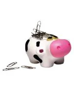 Paperclip Houder Koe met Magneet