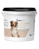 ReaVET Psyllium vlozaadschillen ✔️ Natuurlijke vezels voor paard, hond & kat ✔️ Ondersteunt spijsvertering & darmgezondheid ✔️ Bestel bij Hoezo-Kado!