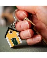 Sleutelhanger Multiholk Villan Geel Wildlife Garden vrijstaand voorzijde | Koop online bij Hoezo-Kado.nl