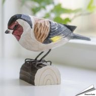 Houtgesneden vogel - Putter - DecoBird