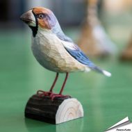 DecoBird - Appelvink | Houtgesneden vogel | lindenhout