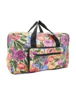 Opvouwbare weekendtas van 100% gerecycled materiaal.