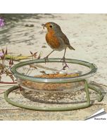 Voedertafel I Love Robins voor vogels ✔️ Stevig en duurzaam materiaal ✔️ Gemakkelijk te onderhouden ✔️ Ideaal voor kleine tuinvogels ➤ Bestel op www.hoezo-kado.nl