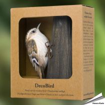 DecoBird - Boomkruiper | Houtgesneden vogel | lindenhout