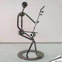 Metalen Sculptuur - Muzikant 2