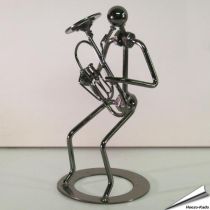 Metalen Sculptuur - Muzikant 4