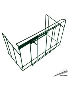 Beschermkooi geschikt voor de Raamvoederhuis Bolmso Birdfeeder ✔️ Metalen constructie, gepoedercoat ✔️ Zonder gereedschap te monteren ➤ Bestel bij Hoezo-Kado