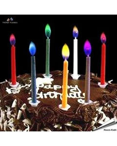 Angel Flames: Magische Verjaardagskaarsjes (12 stuks)