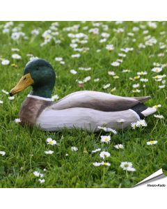 Houtgesneden vogel - Wilde Eend (Woerd)