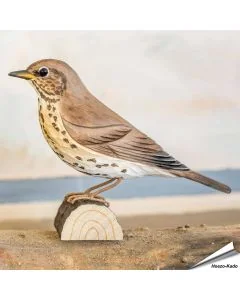 Zanglijster (Turdus philomelos) - Decobird van Wildlife Garden - Koop online op Hoezo-Kado