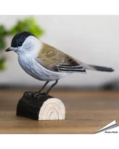 Zwartkop (Sylvia atricapilla) - Decobird van Wildlife Garden - Koop online op Hoezo-Kado