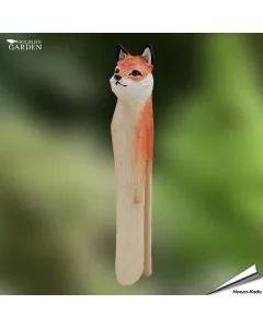 DecoClip Vos - Houten wasknijper - Wildlife Garden