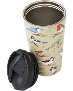 Eco Chic - The Travel Mug (thermosbeker) - N02- Green - Wild Birds
