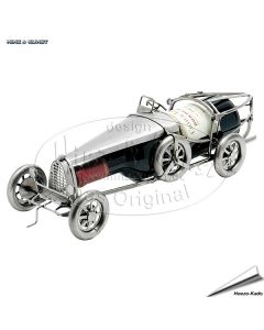 Klassieke Franse raceauto fleshouder