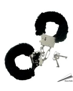 Furry Love Cuffs (zwart)