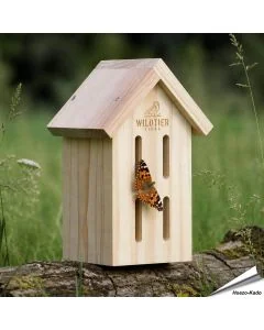 Een gastvrije schuilplaats voor Vlinders ✔️ Weersbestendig ✔️ Ook voor de overwintering ✔️ Verticale openingen ➤ Koop nu bij Hoezo-Kado.nl