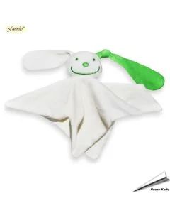 Tutpoppetje (ecru met groen oor)
