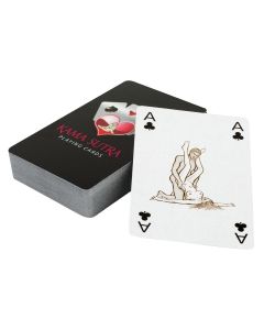 Kama Sutra speelkaarten met 54 unieke standjes. Volwaardig erotisch kaartspel voor volwassenen, compact verpakt en geschikt voor bekende kaartspellen.