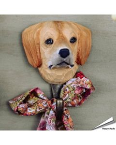 Houten Kledinghaak Golden Retriever - Wildlife Garden