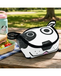 Munchler Lunch Pack Hond voor kinderen. Lunchrugzakje met verstelbare banden, koelende voering en uitklapbare placemat voor school en onderweg.