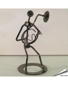 Metalen Sculptuur - Muzikant 3