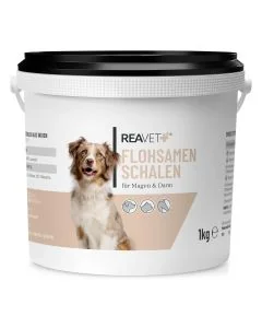 ReaVET Psyllium vlozaadschillen ✔️ Natuurlijke vezels voor paard, hond & kat ✔️ Ondersteunt spijsvertering & darmgezondheid ✔️ Bestel bij Hoezo-Kado!