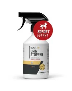 Urine Stopper voor honden ✔️ Voorkomt markeren en ongewenst urineren ✔️ Restloos en veilig op alle oppervlakken ✔️ Voor binnen- en buitengebruik ➤ Bestel online bij Hoezo-Kado