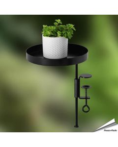 Ronde Vensterbankklem (M) - Zwart