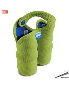 Drinkfles houder - dubbel (limegroen)