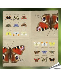 Servetten - Vlinders (20 stuks)