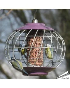 Pindasilo Helix voor tuinvogels - in de mooie kleur aubergine