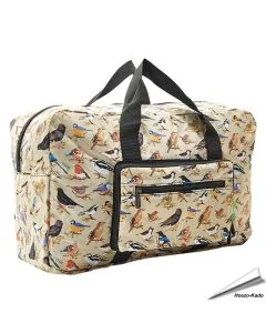 Weekendtas met Vogelprint