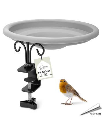 Balkon Vogelbad / voerschaal voor tuinvogels