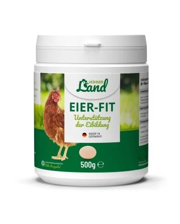 Eier-Fit ondersteunt de eivorming & legprestaties ✔️ Voedingssupplement voor gezonde eieren ✔️ Geschikt voor kippen en kwartels ✔️ 100% natuurlijk ➤ Bestel online bij Hoezo-Kado