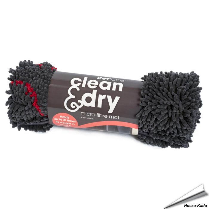 Clean & Dry Microvezel Mat - grijs (80 x 55cm)