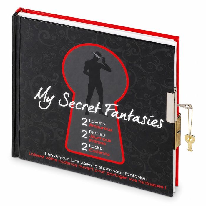 My Secret Fantasies is een erotisch dagboek voor 2 geliefden met twee aparte delen, twee sloten en twee sleutels om geheime fantasieën samen te delen.