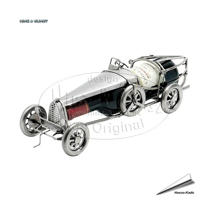 Klassieke Franse raceauto fleshouder