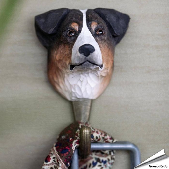 Houten Kledinghaak Australische Herder - Wildlife Garden