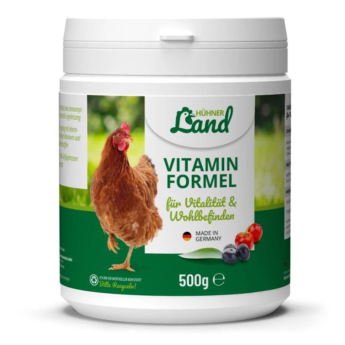 Vitamine Formule voor kippen - 500g | HÜHNER Land | Hoezo-Kado