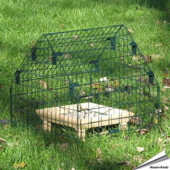 MultiChoice beschermkooi voor grondvoedertafels (groen)