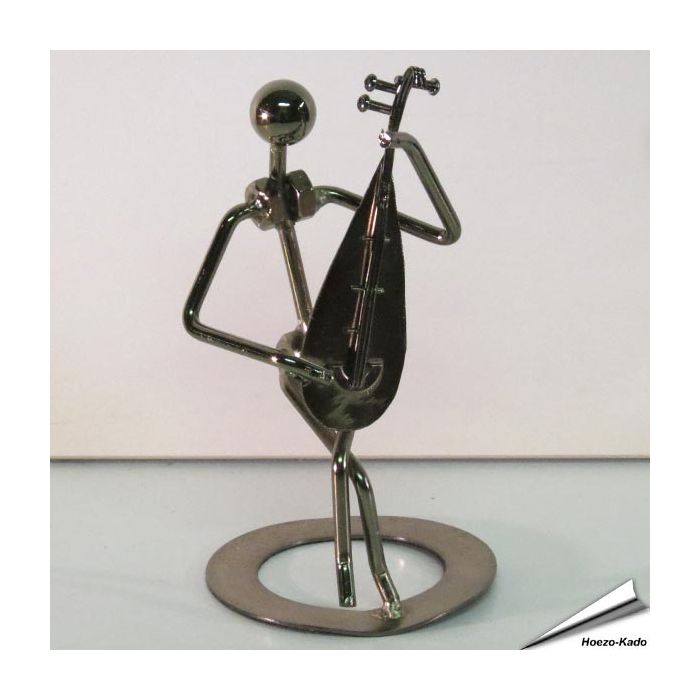 Metalen Sculptuur - Muzikant 6