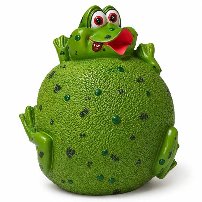 Groen Nachtlampje Kikker voor de kinderkamer. Wandcontactlamp van ca. 18 cm hoog, met aan/uit-schakelaar, inclusief lampje en maximaal 15 watt.