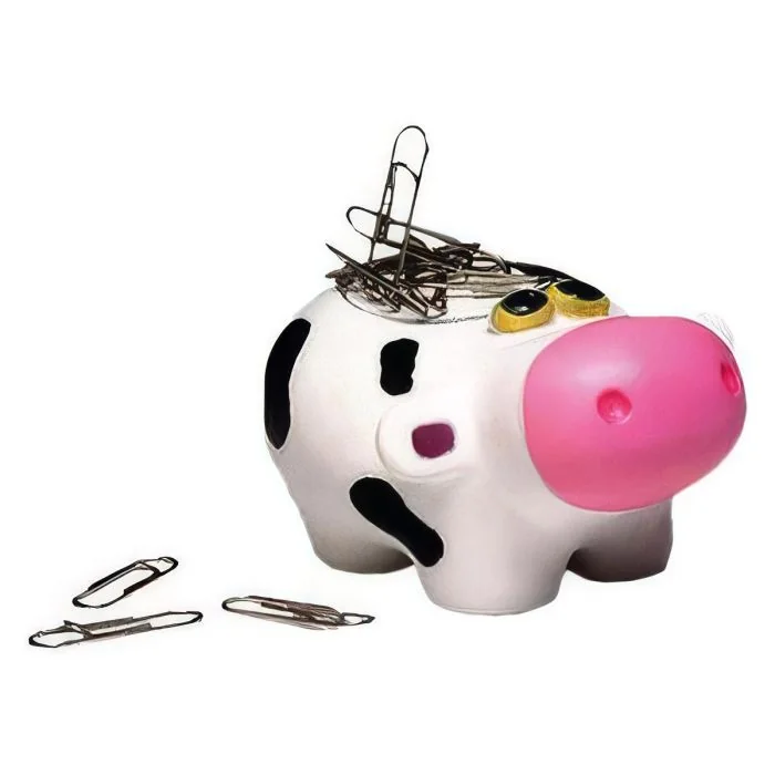 Paperclip Houder Koe met Magneet