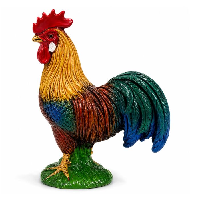 Schleich Haan 13645 van kunststof, ca. 59 mm hoog. Kleurrijke boerderijminiatuur voor speelwereld, dierenverzameling of als klein cadeau.